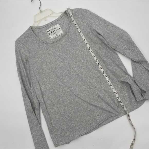 Frank & Eileen Heathered Gray Tee Lab long sleeve shirt size M - Picture 3 of 7
